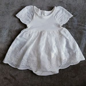 H\u0026M Dresses | White Baby Girl Dress 